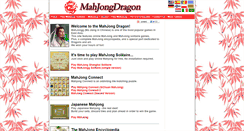 Desktop Screenshot of mahjongdragon.com